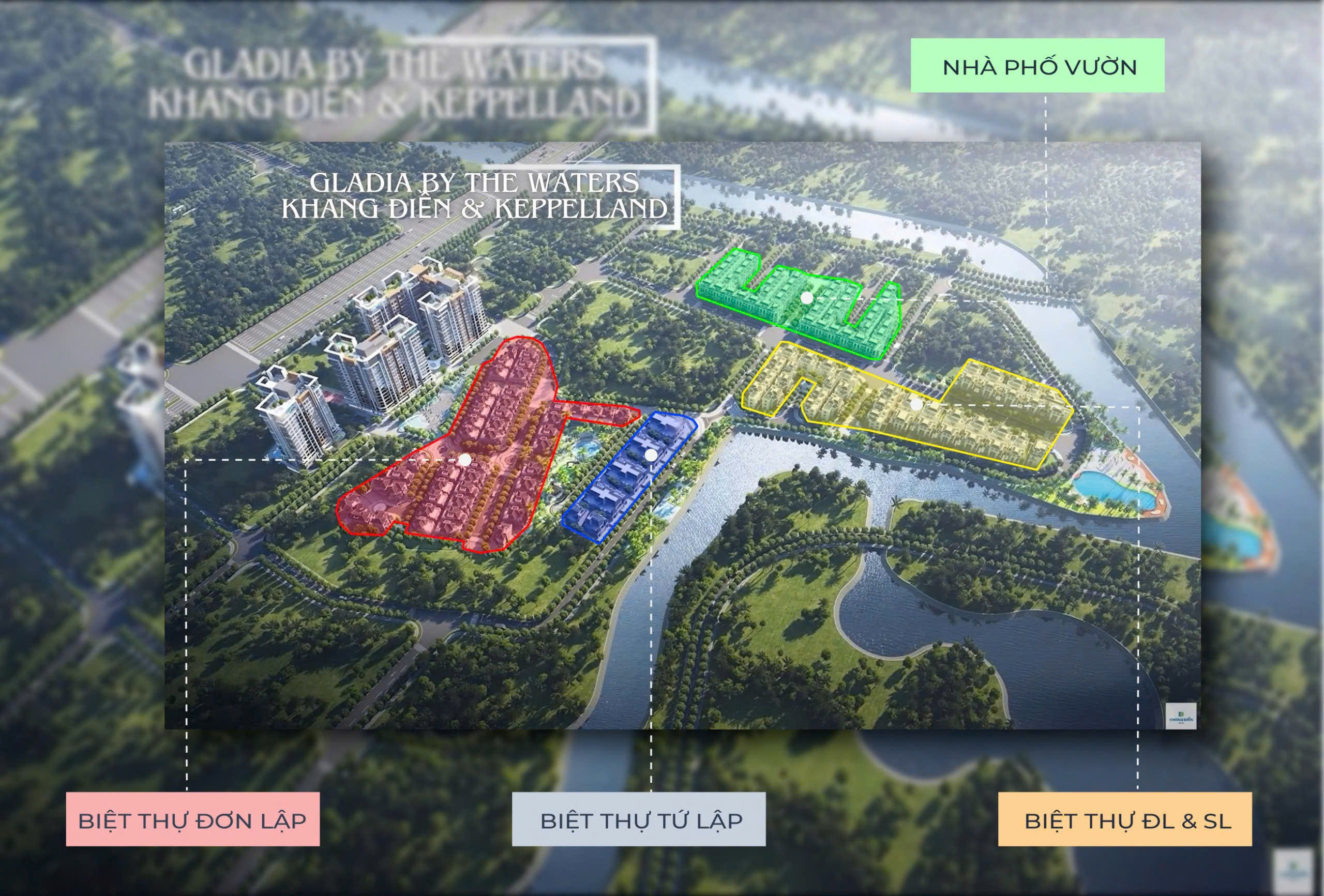 Sơ Đồ Biệt Thự, Nhà Phố Gladia Khang Điền Keppel Land